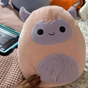 NWT Squishmallows Cute Pink and Purple Plush Toy 12 long x 14 NWT
